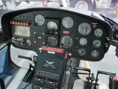 Jetranger II instrument panel